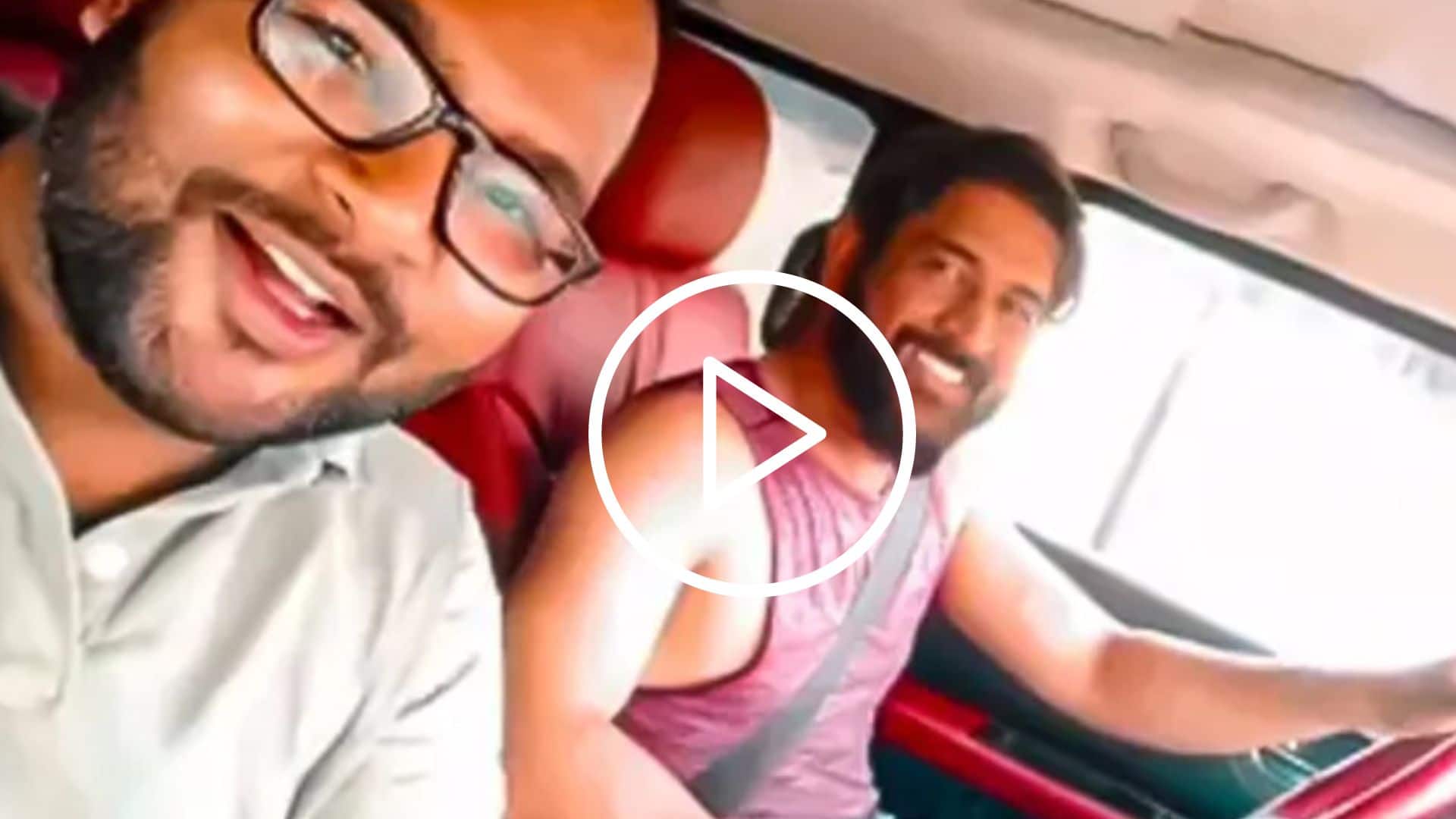 [Watch] 'Don't Let Him Flee,' Fans Erupt After MS Dhoni's Latest Car Ride Video
